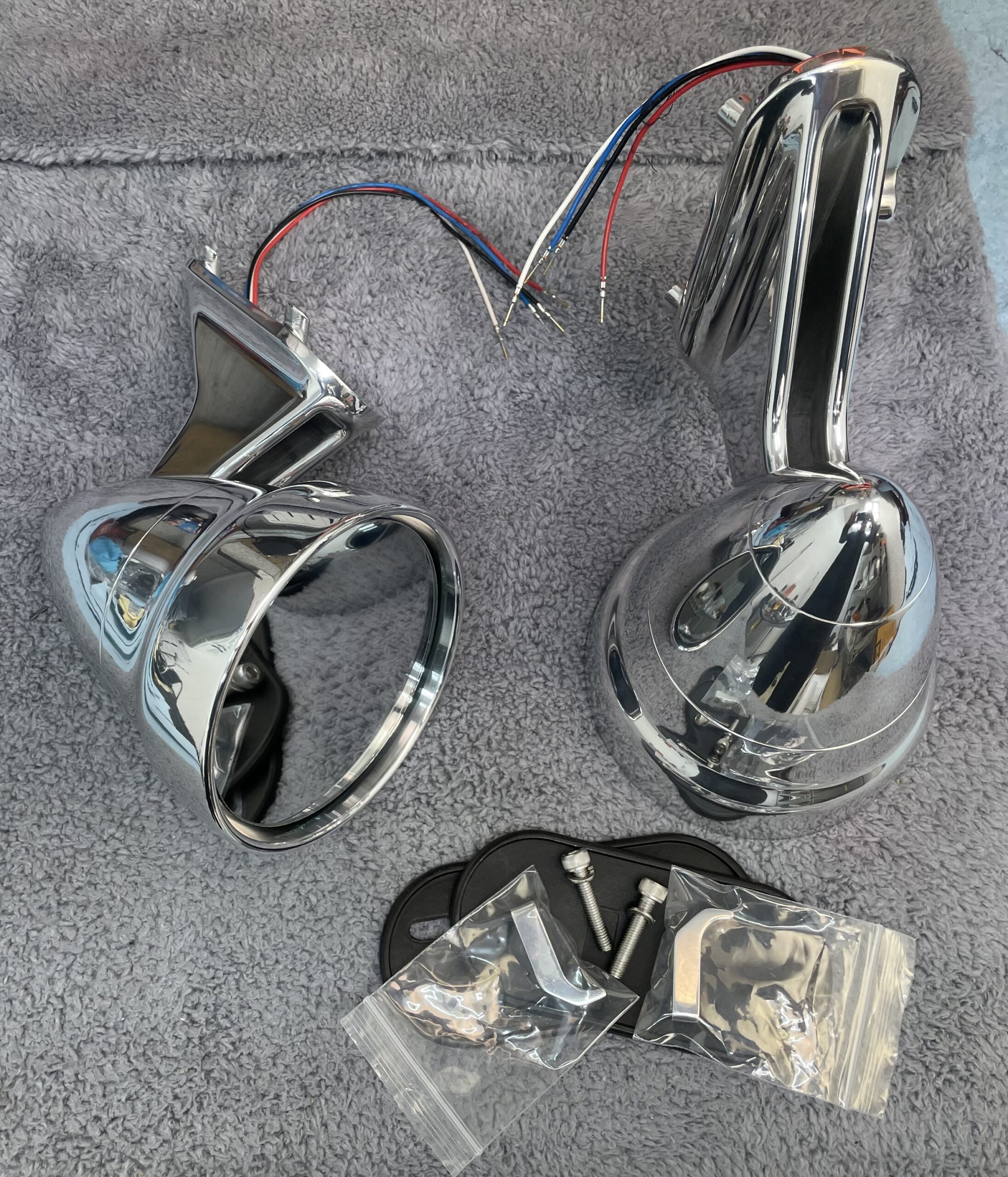 Billet aluminum Speedster Style Side Mirrors for Porsche 911 (964/993/G-Model) - Image 3