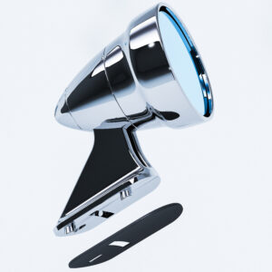 Billet aluminum Speedster Style Side Mirrors for Porsche 911 (964/993/G-Model)