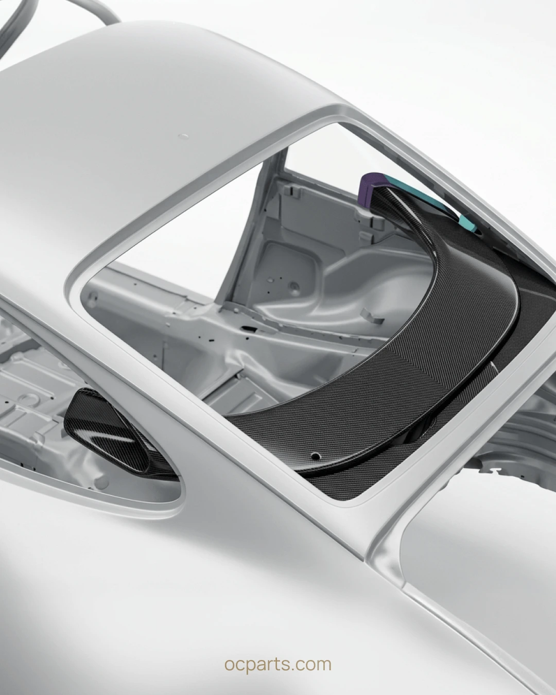 Carbon Rear Window Air Intake Kit for Porsche