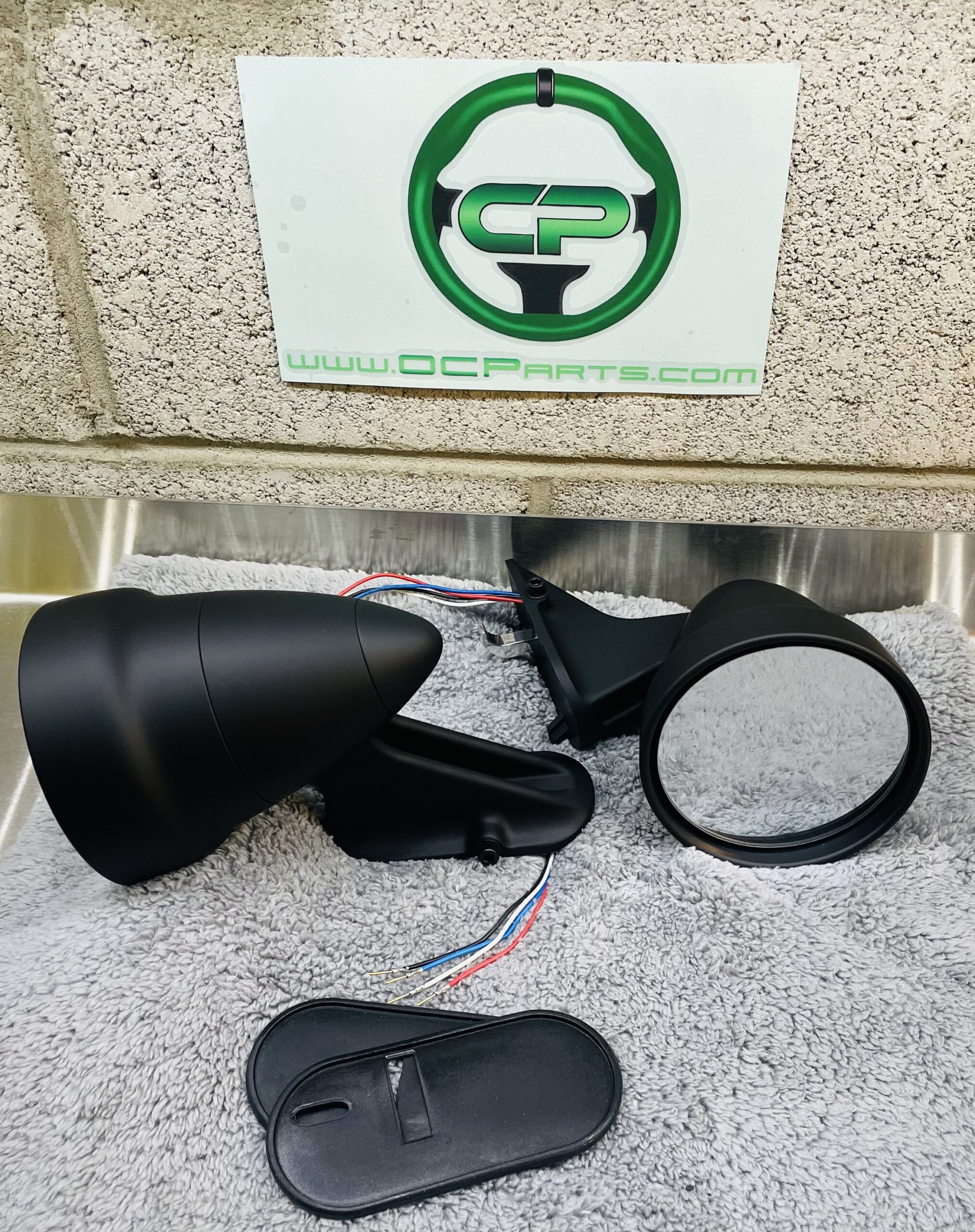 Billet aluminum Speedster Style Side Mirrors for Porsche 911 (964/993/G-Model) - Image 2